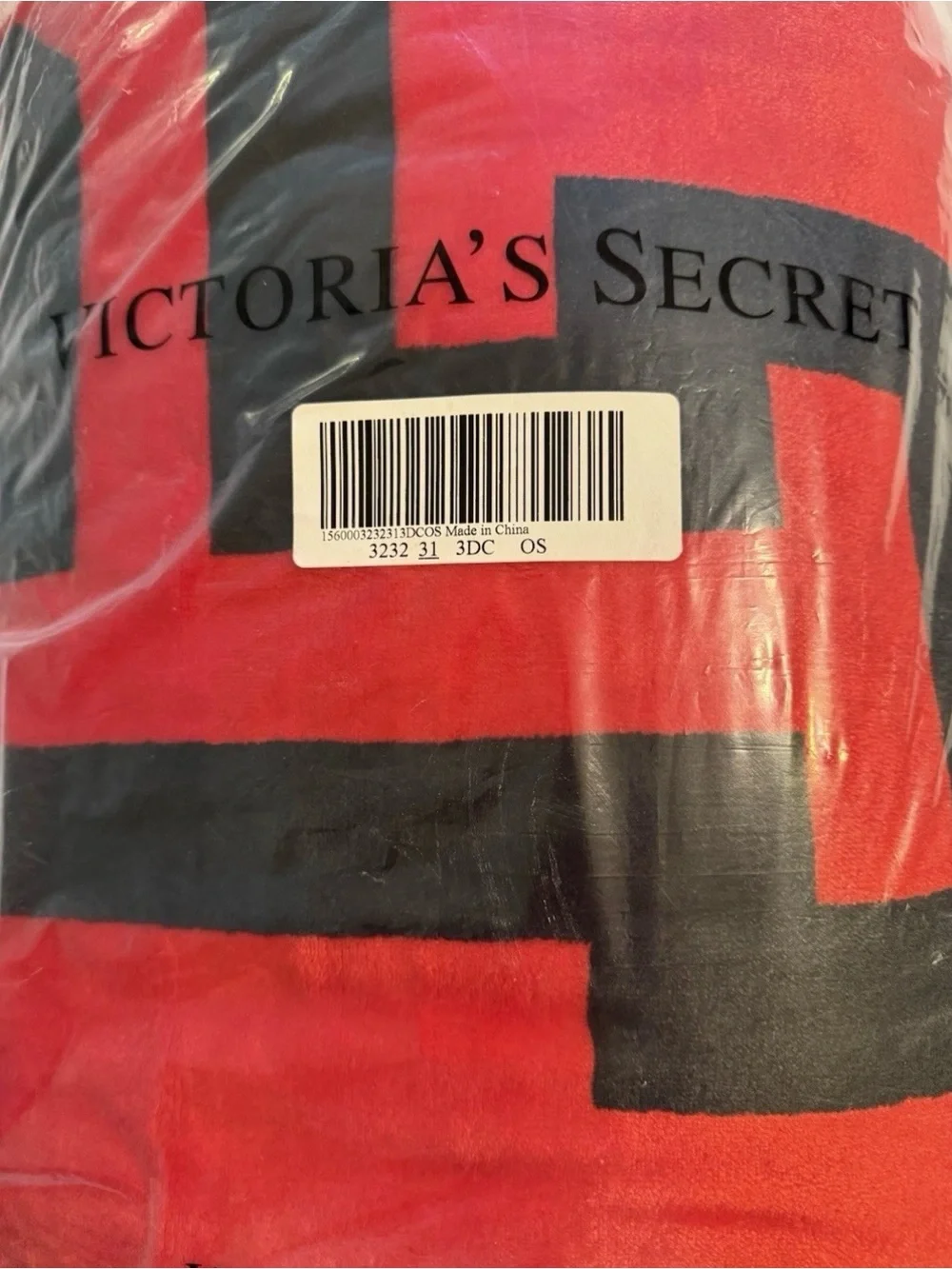 RARE Victoria's Secret Pink Rainbow Sherpa Blanket New In Bag READ DESCRIPTION